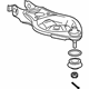 Toyota 48730-09040 Lower Control Arm, Rear