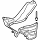 Toyota 77606-52100 Vent Cover, Lower