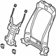 Toyota 71630-02A50 Seat Back Frame, Passenger Side