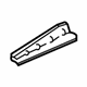 Toyota 53733-08010 Upper Rail, Lower Front Passenger Side