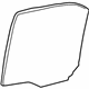 Toyota 68103-AA010 Moveable Glass, Passenger Side