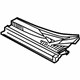 Toyota 55782-52221 Cowl Grille, Driver Side