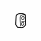 Toyota 84921-0E040-B1 Slide Knob, Passenger Side