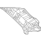 Toyota 62471-30620-C1 Inner Trim, Passenger Side