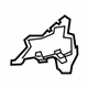 Toyota 55734-47080 Seal, Driver Side