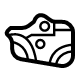 Toyota 53481-62010 Upper Support Bracket, Passenger Side
