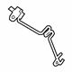 Toyota 82715-33J90 Front Oxygen Sensor Bracket, Driver Side
