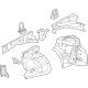 Toyota 53701-62010 Apron Assembly, Passenger Side