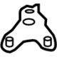 Toyota 63161-0E010 Side Plate, Front Passenger Side