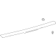 Toyota 81570-47080 High Mount Lamp, Center