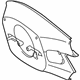 Toyota 45184-60170-C0 Rear Cover, Black, Lower