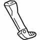 Toyota 73240-0C060-B1 Buckle End, Gray, Driver Side