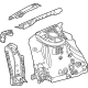 Toyota 53701-42170 Apron Sub-Assembly, Front Fender, Passenger Side