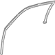 Toyota 68141-AA031 Run Channel, Passenger Side
