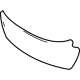 Toyota 71867-0E120-B0 Front Shield, Gray, Passenger Side
