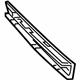 Toyota 76811-47140 Side Trim, Passenger Side