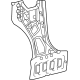 Toyota 61121-0E160 Cowl Side Panel, Passenger Side