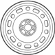 Toyota 42611-WB007 Wheel, Steel