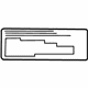 Toyota 88723-60200 A/C Label