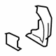 Toyota 55402-60110-A3 Pad Assembly, Tan, Lower Passenger Side