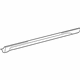 Toyota 76911-02040-A0 Rocker Molding, White, Passenger Side