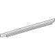 Toyota 68173-42070 Belt Weatherstrip, Inner Passenger Side