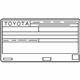 Toyota 11298-0S080 Emission Label