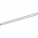 Toyota 75741-08030-A2 Body Side Molding, White, Outside Passenger Side