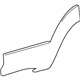 Toyota 75741-35110-A0 Lower Cladding, White Pearl, Rear Passenger Side