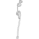 Toyota 81555-42290 Socket & Wire, Rear