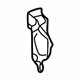 Toyota 61645-02050 Inner Wheelhouse Gusset, Rear Passenger Side