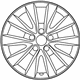 Toyota 4261A-06030 Wheel, Alloy, Chrome
