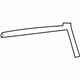 Toyota 75923-47011 Black Out Tape, Rear Passenger Side