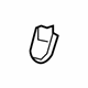 Toyota 71876-52120-B0 Recline Cover, Driver Side