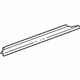 Toyota 75720-12742 Belt Molding, Driver Side