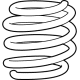 Toyota 48131-30G10 Spring, Front