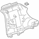 Toyota 62411-74010-B0 Quarter Trim Panel, Upper Passenger Side