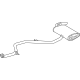 Toyota 17430-24470 Muffler & Pipe Assembly