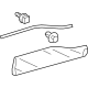 Toyota 75077-0A041 Body Side Molding, Outside Lower Passenger Side
