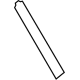 Toyota 75765-0A040 Rear Molding, Passenger Side