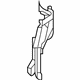 Toyota 64806-08010 Gusset, Lower Driver Side