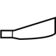 Toyota 58748-04020 Center Pillar Protector