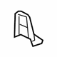 Toyota 71629-60380-A3 Hinge Cover, Sand, Passenger Side