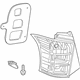 Toyota 81551-74111 Lens & Housing, Passenger Side