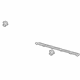 Toyota 75393-04010 Rocker Molding Retainer, Rear Passenger Side