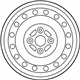 Toyota 42611-0D600 Wheel, Steel