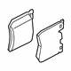 Toyota 04465-WAA04 Brake Pads, Front
