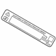 Toyota 74599-WAA01 Air Bag Label, Driver Side