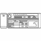 Toyota 42661-WAA11 Tire Pressure Label