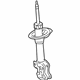 Toyota 48510-0D880 Strut, Front Passenger Side